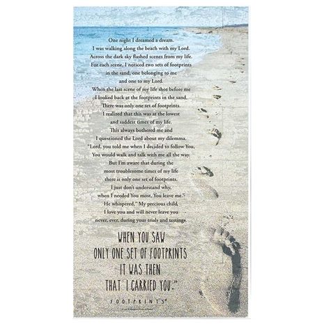 Gifts :: Footprints Plaque